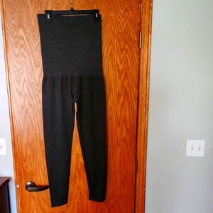 Lane Bryant Gray Footles Winter Weight Leggings/Tights forComfort, Size CD